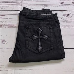 Black Affliction Jeans